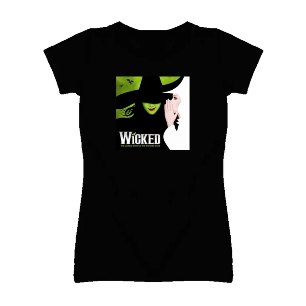 Broadway Musical Wicked Graphic T-Shirt Size Large Like New